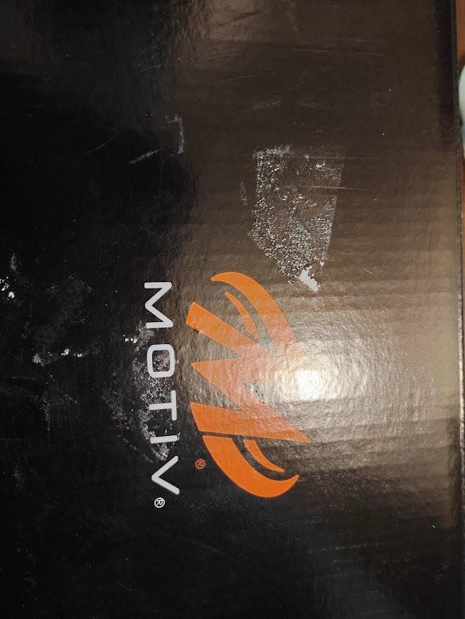 MOTIV ボウリングシューズ ブラック/オレンジ 28.0cm