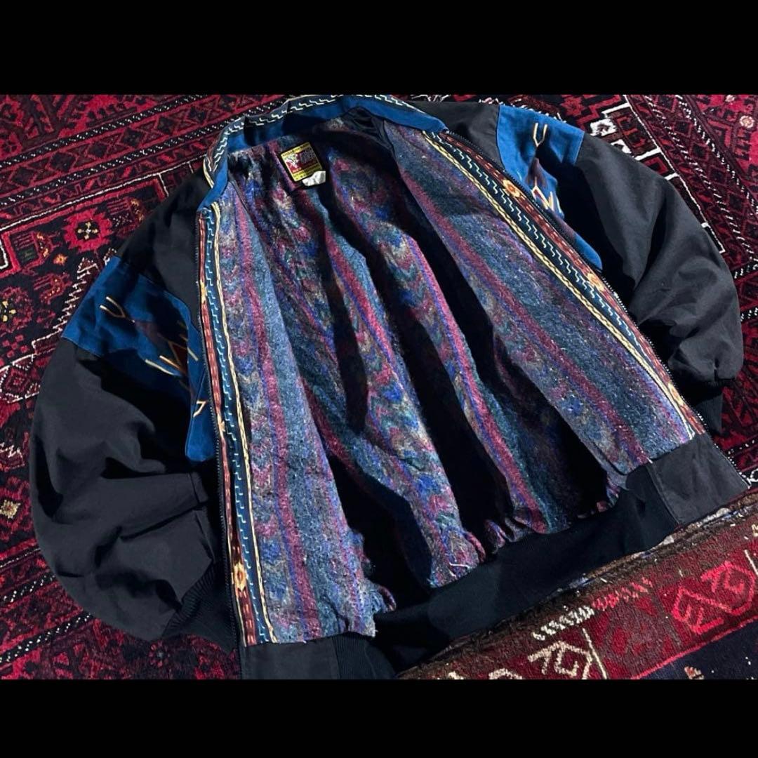 ぴ*ん様 BEE-WILD USA製 80s ネイティブ柄 サンタフェジャケット