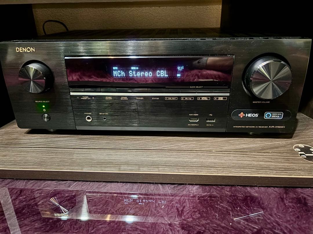 て*ん様 DENON AVR-X1600H 7.2ch AVアンプ 2021年製