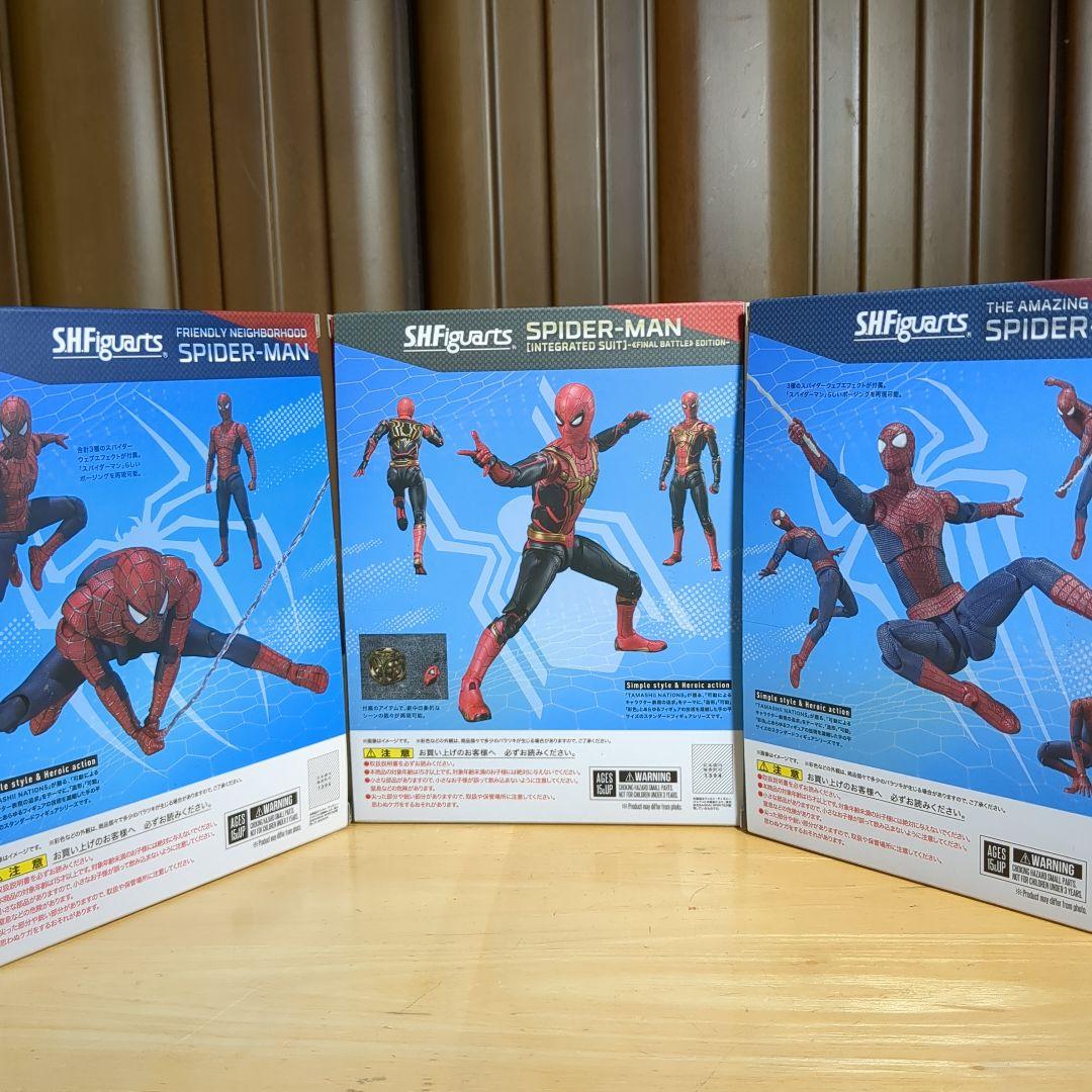 SH Figuarts スパイダーマン フィギュア ３体セット