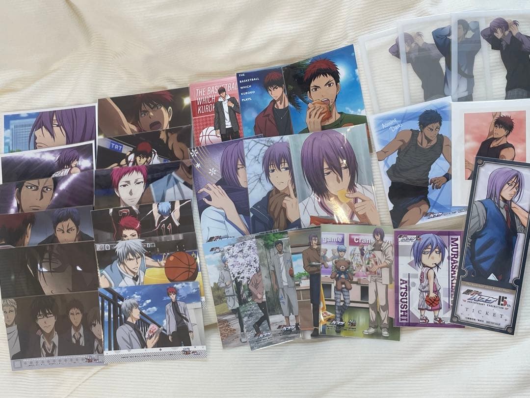 200点以上! 黒子のバスケ まとめ売り 紙類 クリアファイル アクスタなど