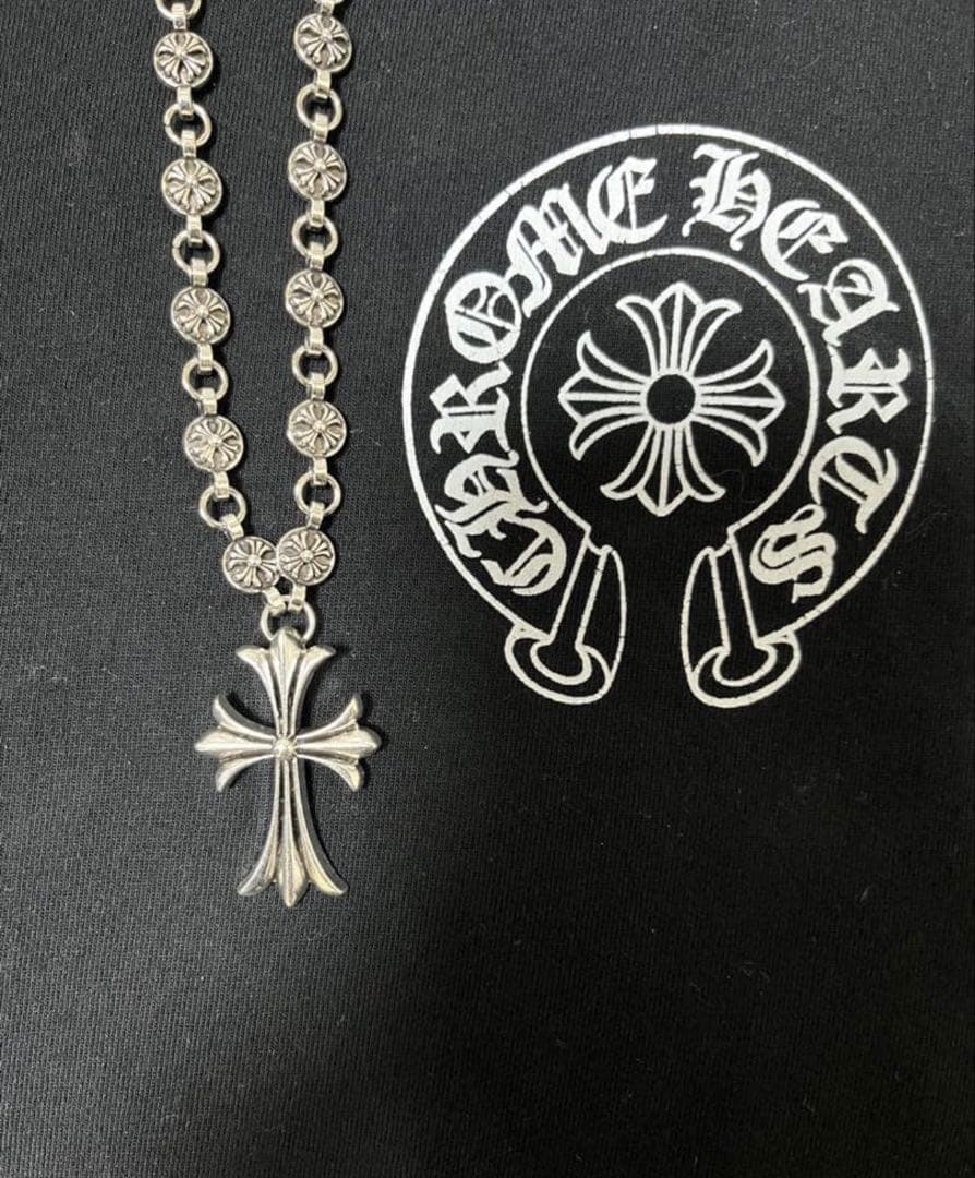 金*寿様 Chrome Hearts クロスネックレス クロムハーツ ゴールド ダイヤモンド ネックレス - SHENGLI ROAD MARKET