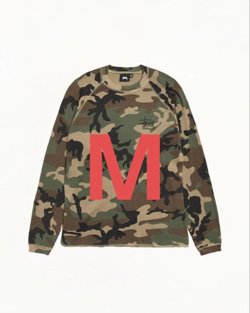 新品未使用　BASIC STÜSSY THERMAL カモ　迷彩 Stussy Basic Stussy Thermal Camo XSサイズ｜Yahoo!フリマ（旧PayPay