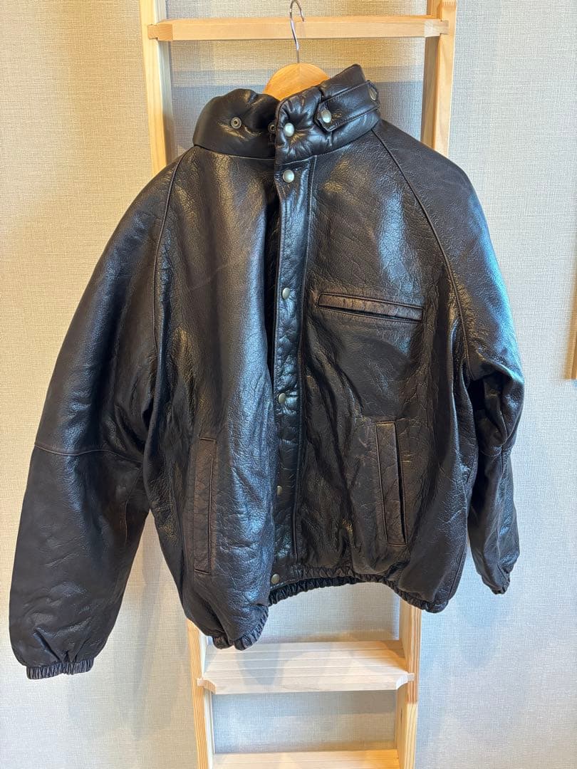 新品】PABLO VINCI レザーダウンジャケット S かわしまたかひろ - メルカリ