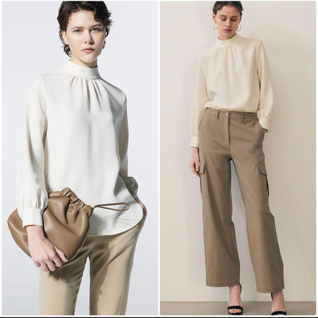 新品 セオリー Theory クレープスタンドブラウスS - メルカリ