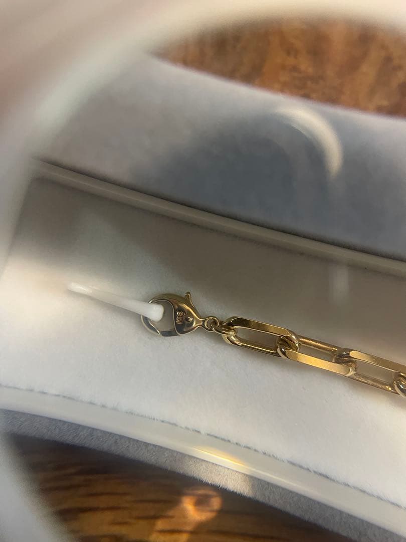 カットアズキ ブレスレット サントス 木谷貴金属 20CM K18 金 - メルカリ