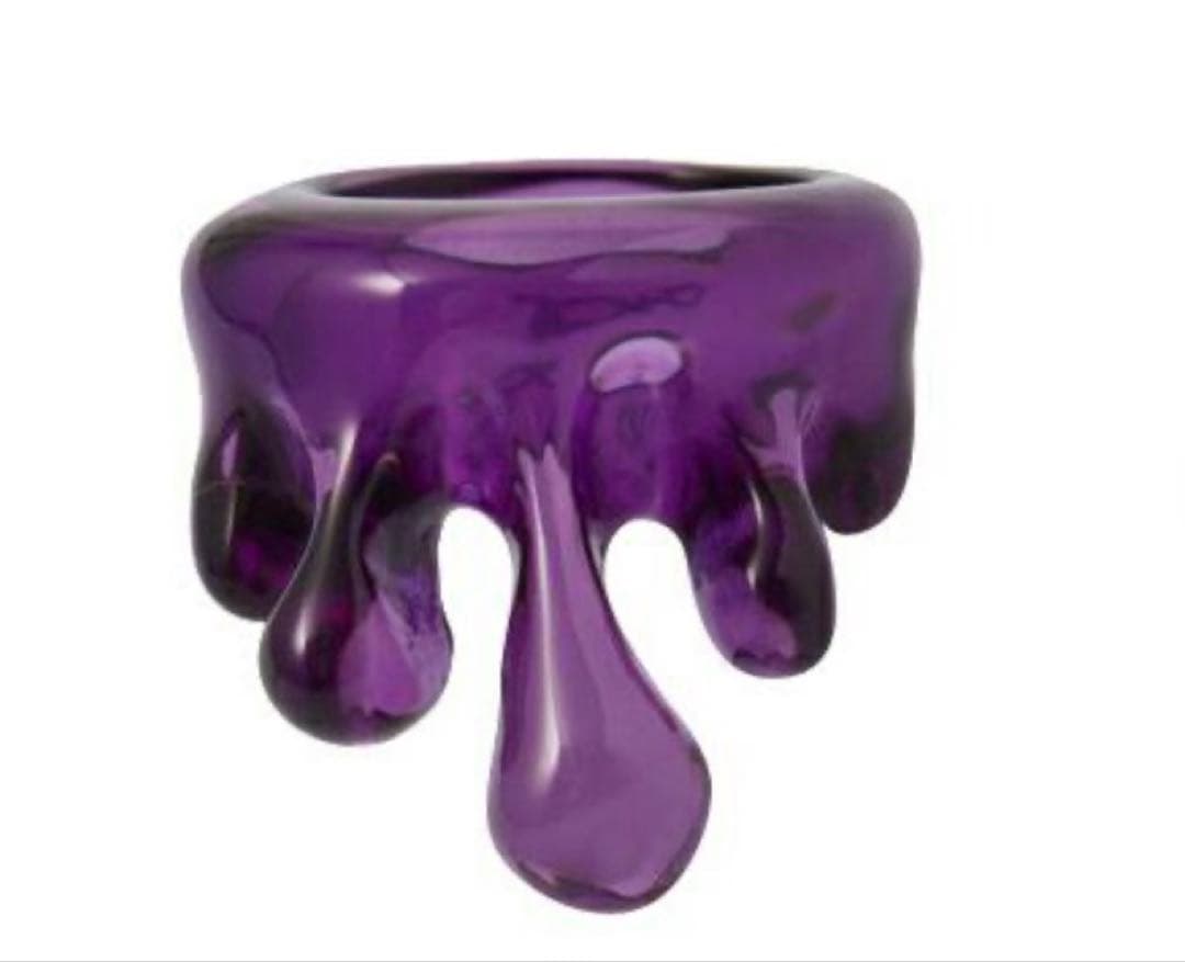 Q-pot メルトリング クリアパープル S - メルカリ