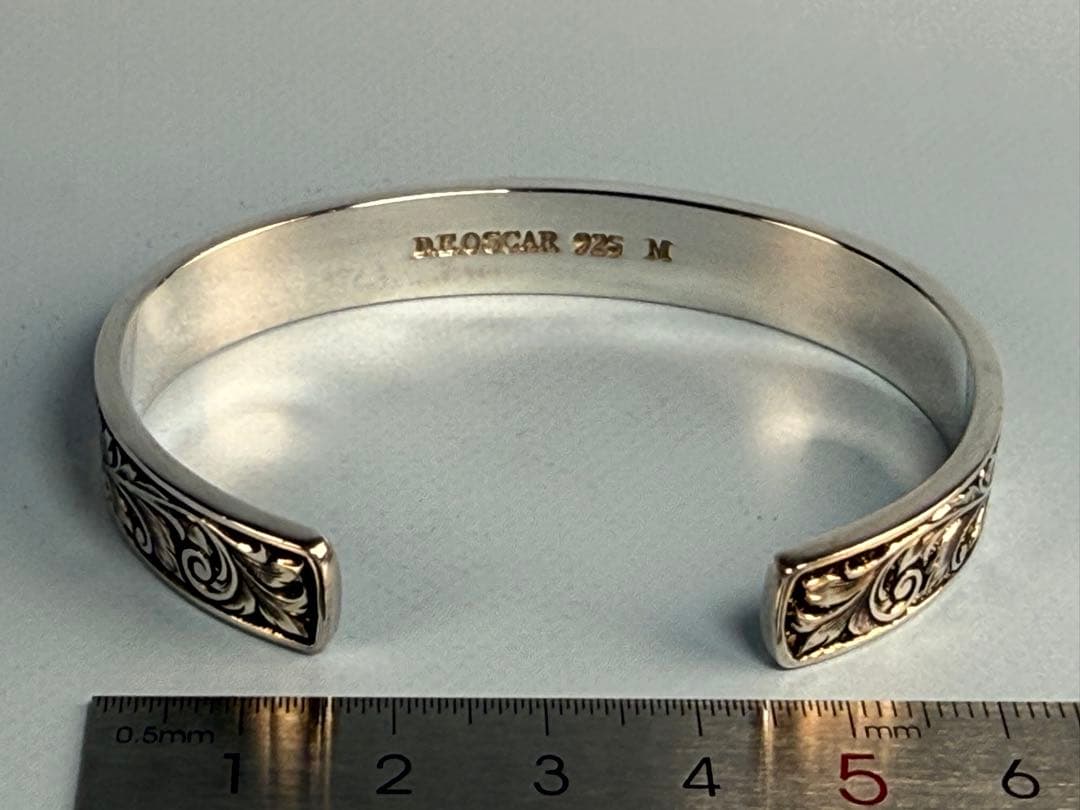 D.E.OSCAR製ハンドグレーブ925シルバー ブレスレット Mサイズ