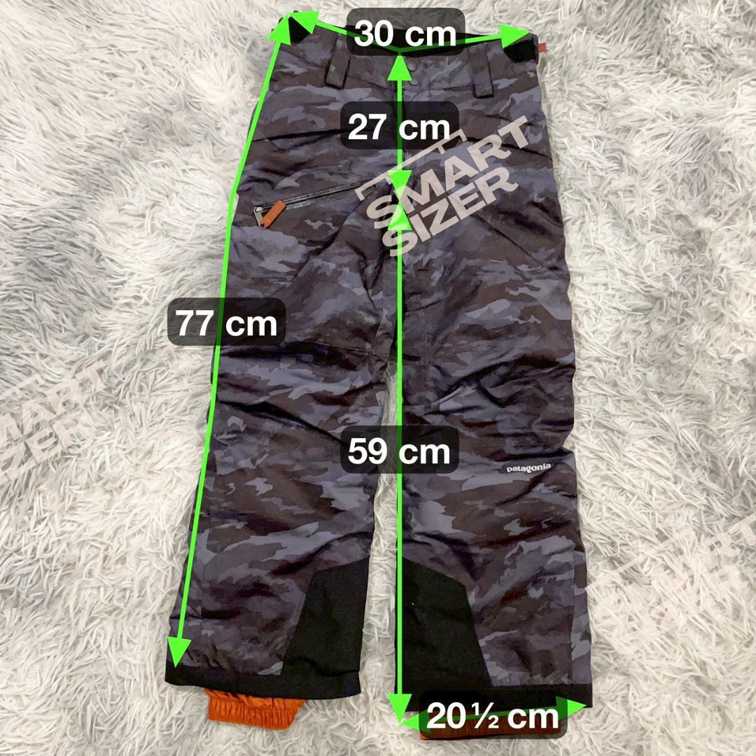 patagonia』キッズスノーショットパンツ スキーウェア 迷彩 130相当