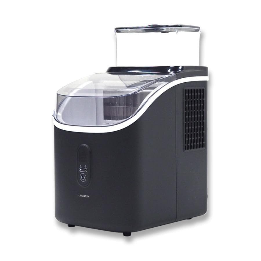 （未使用品）LIVZA 高速製氷機 キューブアイス LIVZA 高速製氷機 キューブアイス ICE-CUBE01-BK 透明で四角い氷が