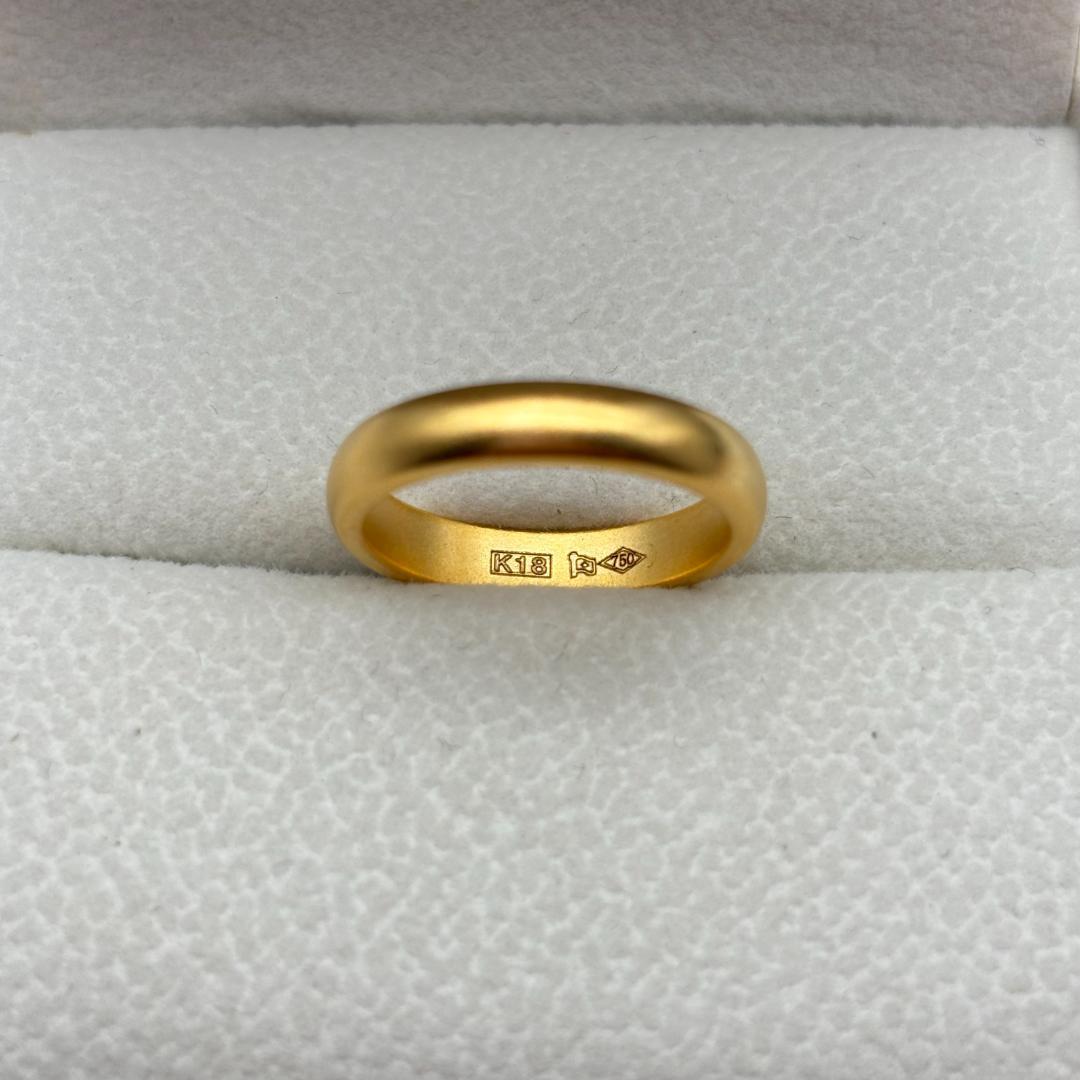 K18ゴールド シンプルリング 3.18g