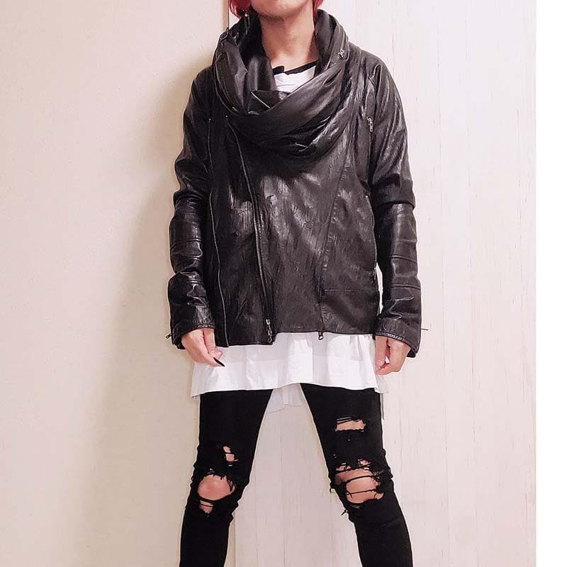 LGB ボノ15 ドレープレザージャケット メンズ2 - メルカリ