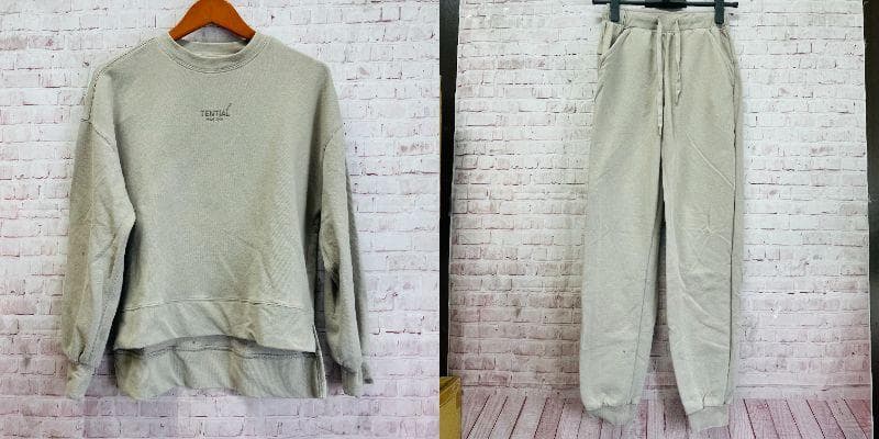 良品　TENTIAL　BAKUNE バクネ スウェット 上下セット　S　グレー TENTIAL（テンシャル） BAKUNE バクネ リカバリーウェア スウェット