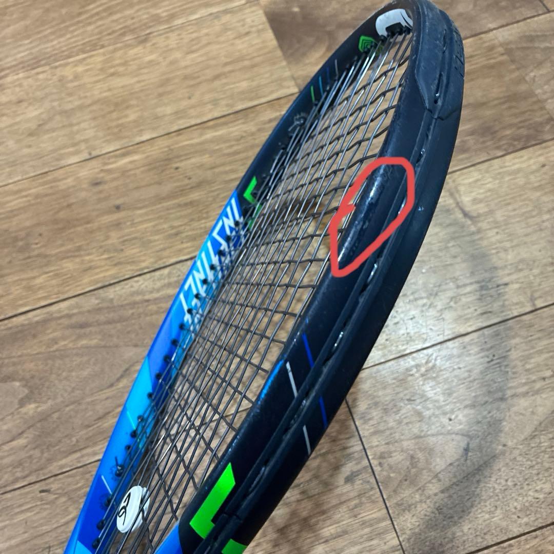 HEAD テニスラケット 青と黒のデザイン - メルカリ