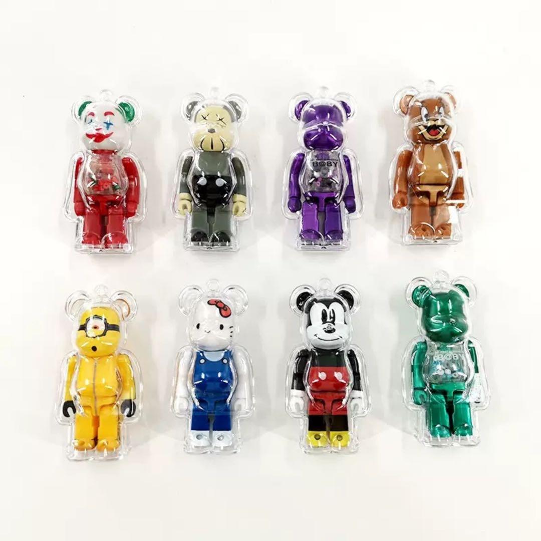 ベアブリック 保護ケース BE@RBRICK100% キーホルダー 大人気 山田