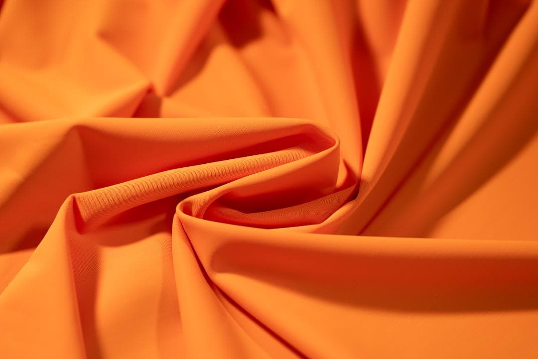 レオタード　ハイレグ　穴あき　オレンジ×ネイビー