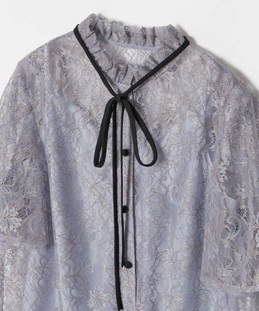 ま*い様 LOULOU WILLOUGHBY レースリボンブラウス 02(M) - メルカリ