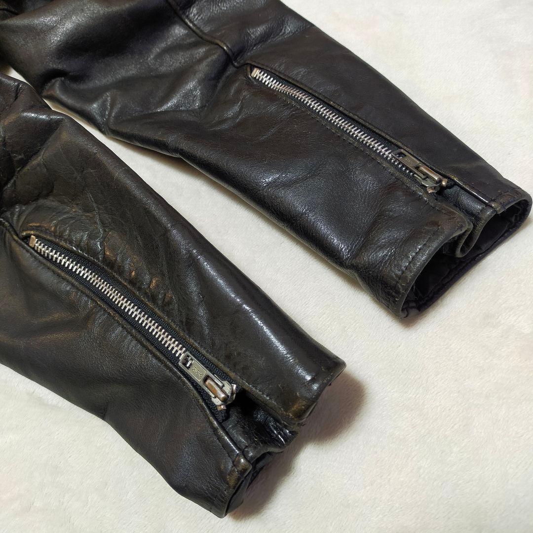 70S 80S Berman's ヴィンテージ ダブルライダースジャケット - メルカリ