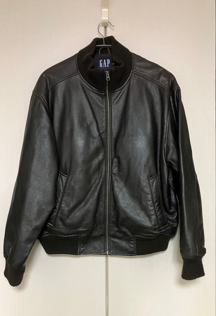 GAP レザー ボンバージャケット Lサイズ オールドギャップ old GAP