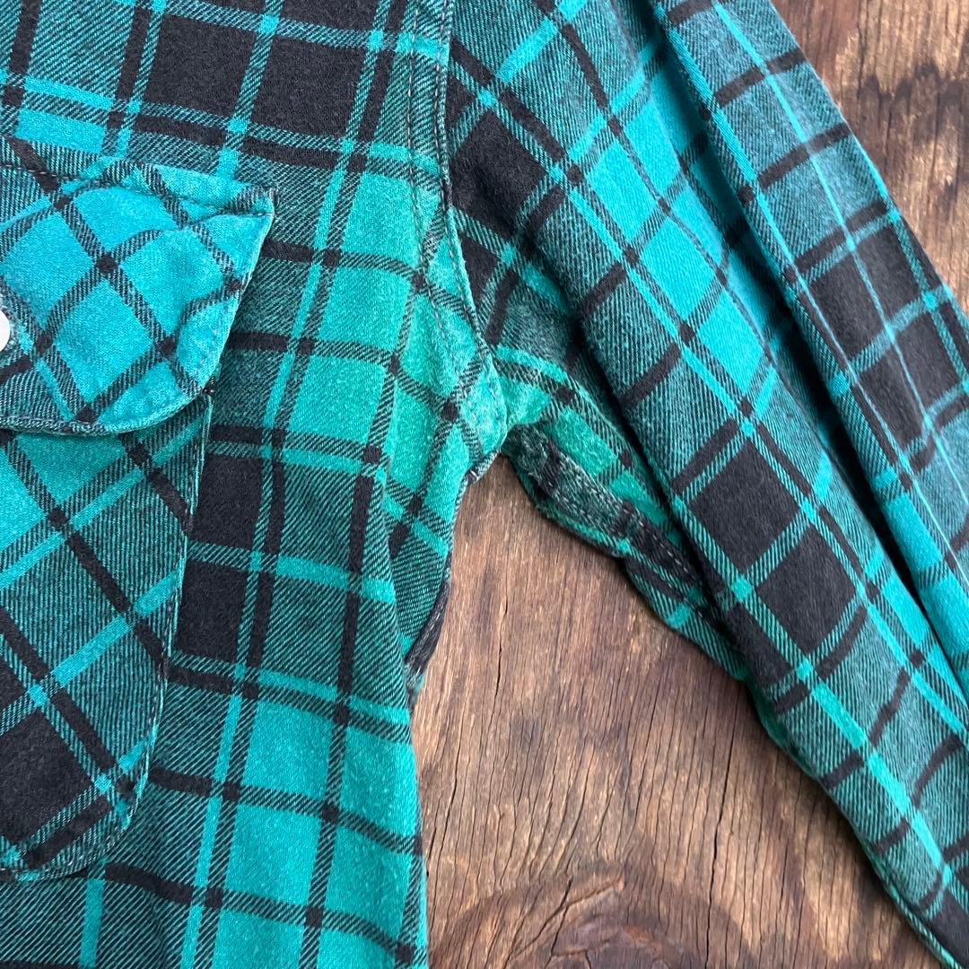 JOE MCCOY フランネルシャツ ブルー VINTAGE リアルマッコイズ - メルカリ