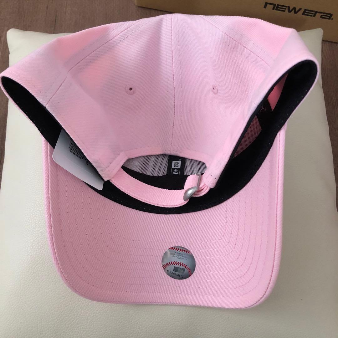 ニューエラ 9FORTY ラインストーン ドジャース キャップ 帽子 ピンク