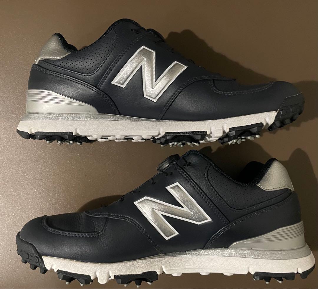 New Balance Golf ネイビー×シルバー 26.5cm MGB574