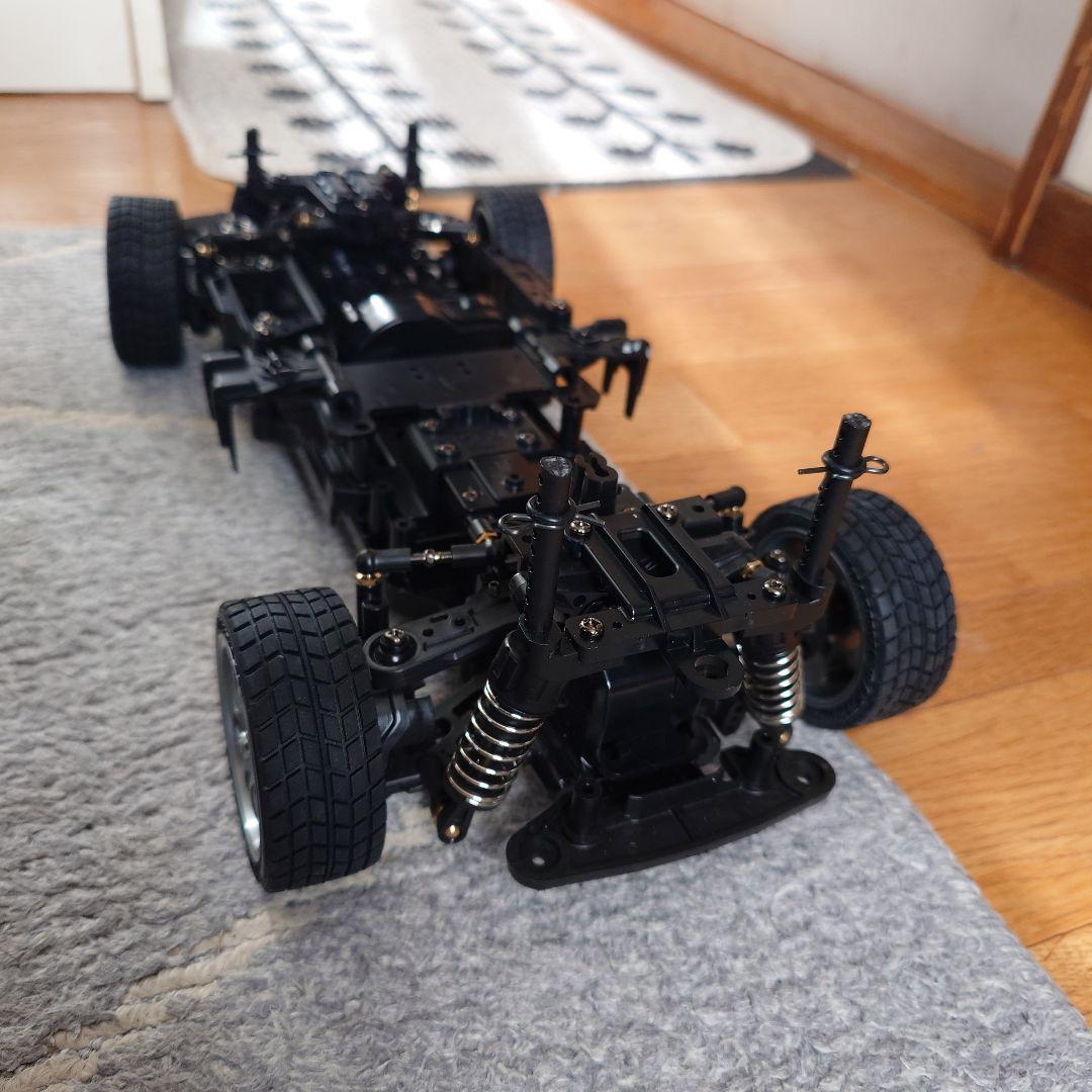 タミヤ １／１０ ＢＴ―０１ シャーシ ＦＦ仕様 タイヤ＆ホイール新品