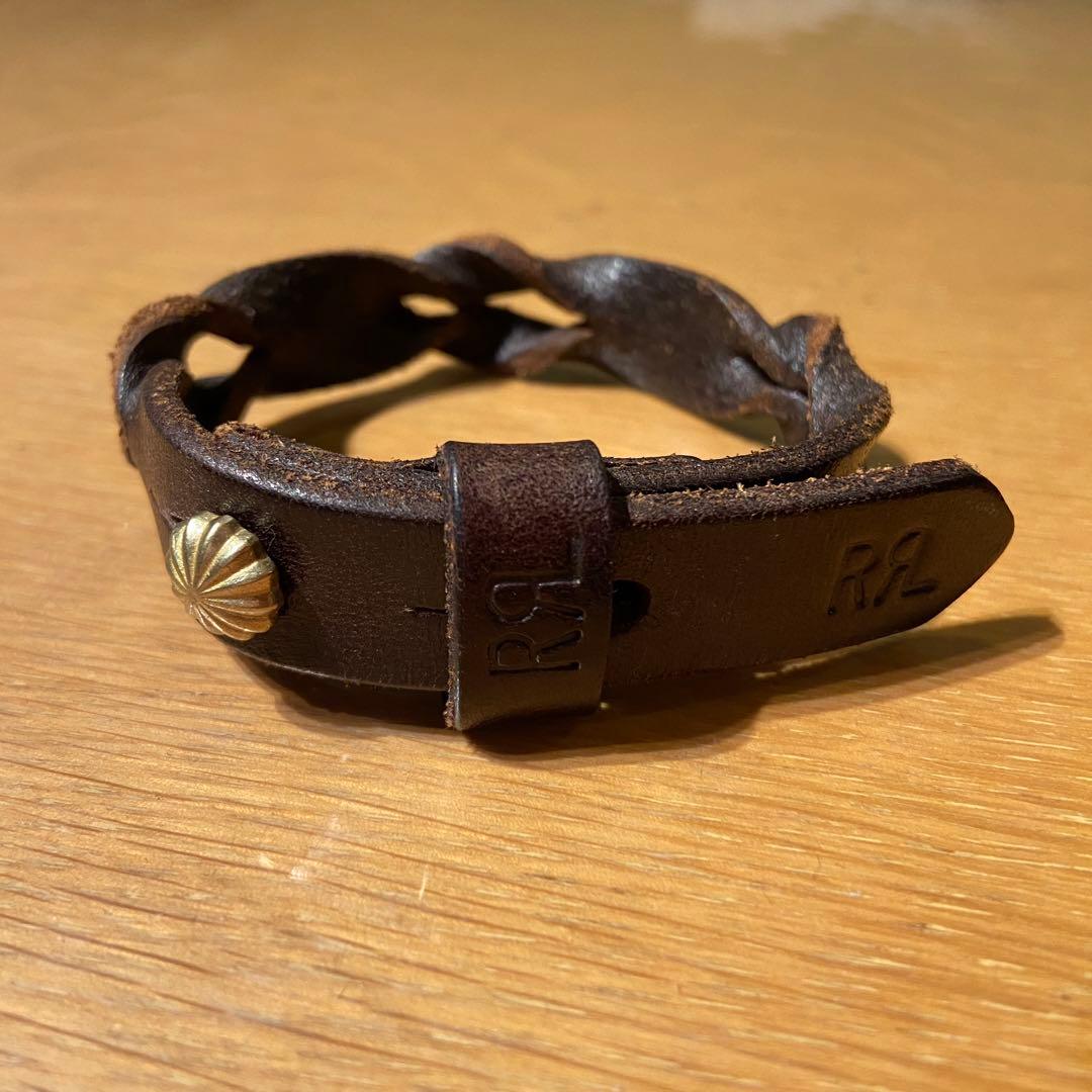 RRL レザーブレスレット コンチョ - メルカリ