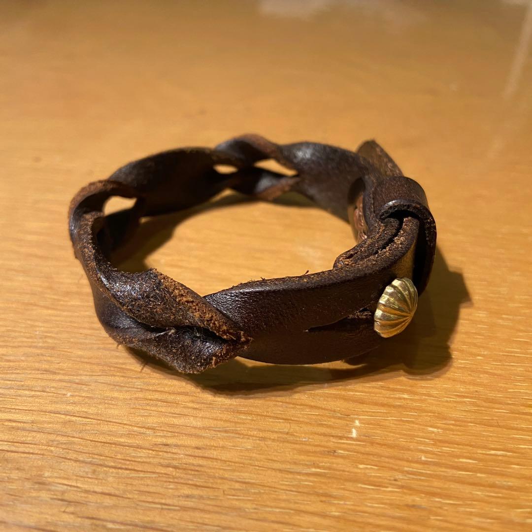 RRL レザーブレスレット コンチョ - メルカリ