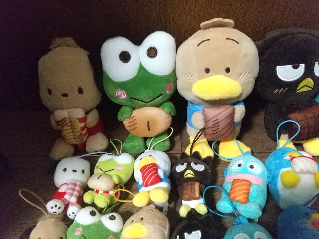 スシロー はぴだんぶい ぬいぐるみ 全種類 サンリオ