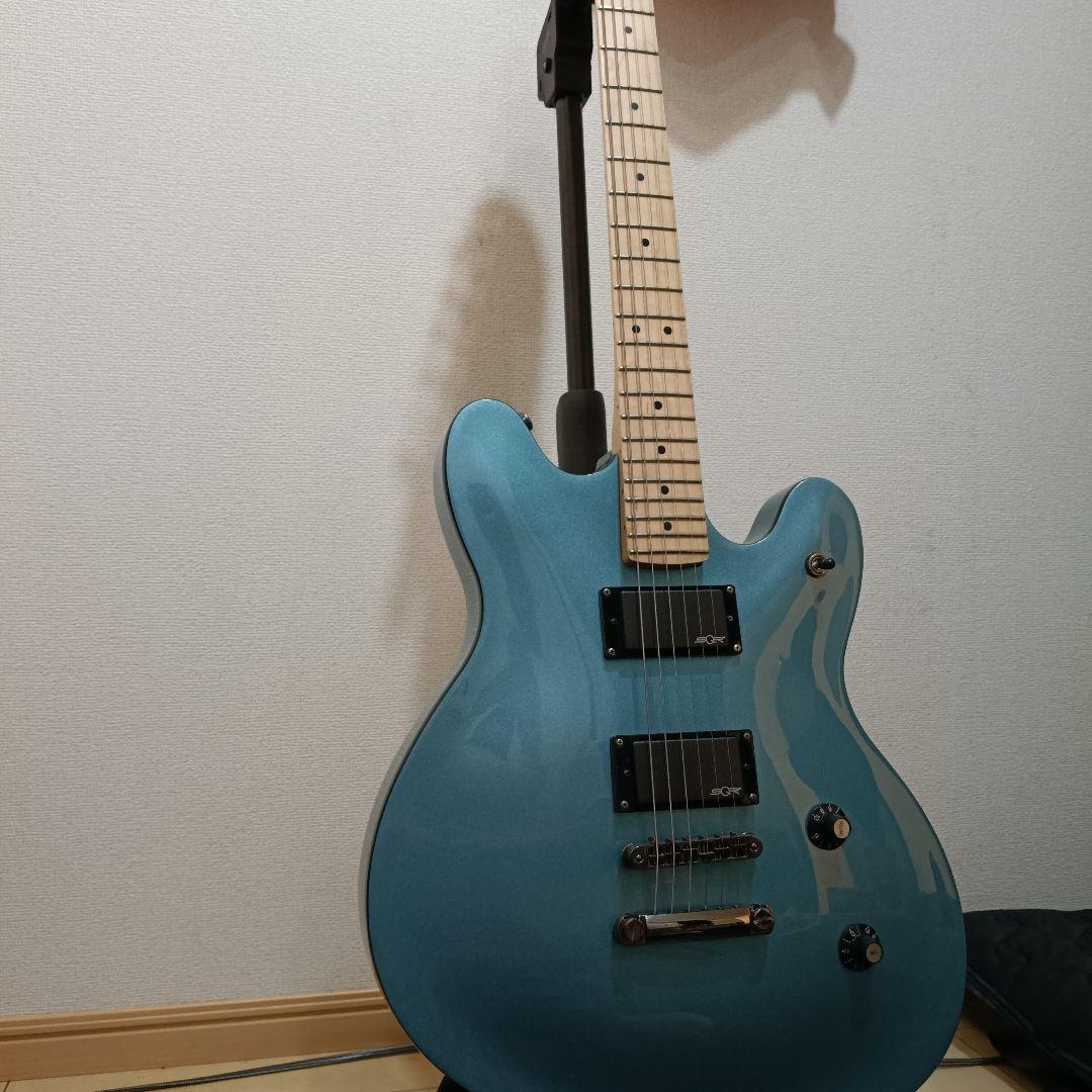 Squier Starcaster ブルーエレキギター