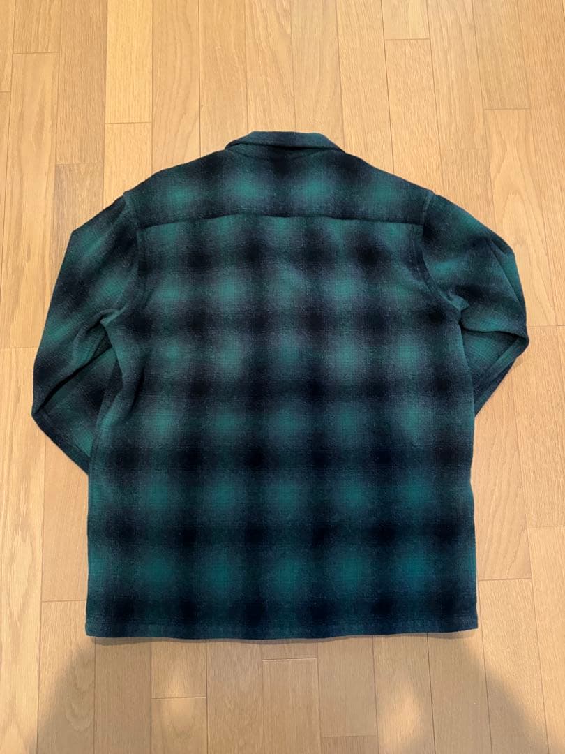 スタンダードカリフォルニア オンブレ チェックシャツ ウール M