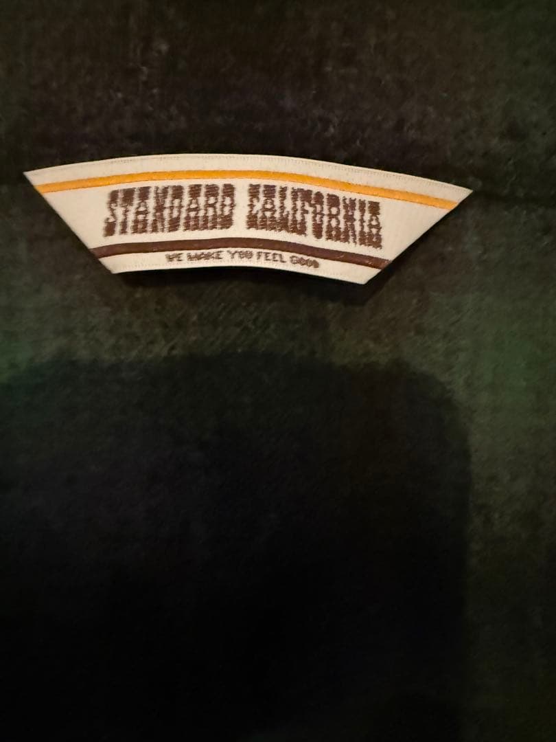 スタンダードカリフォルニア オンブレ チェックシャツ ウール M