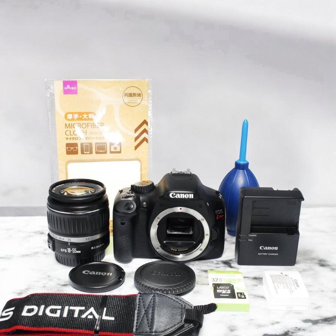 ♥届いてすぐ使える♥Canon Kiss X4☆一眼レフカメラ☆美品 初心者