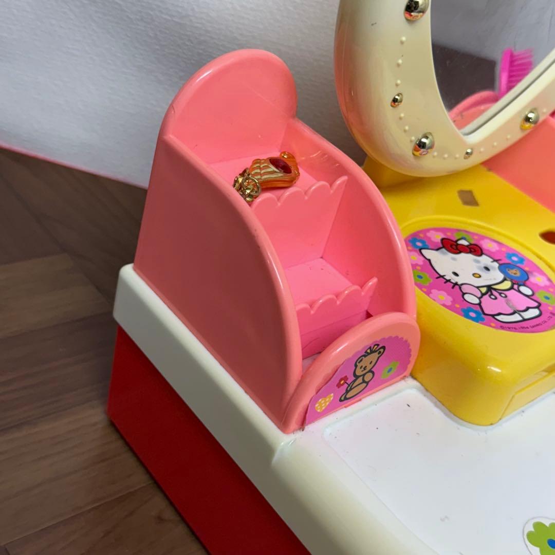 ハローキティ ドレッサー おもちゃ 当時物 レトロ お化粧 メイク 鏡