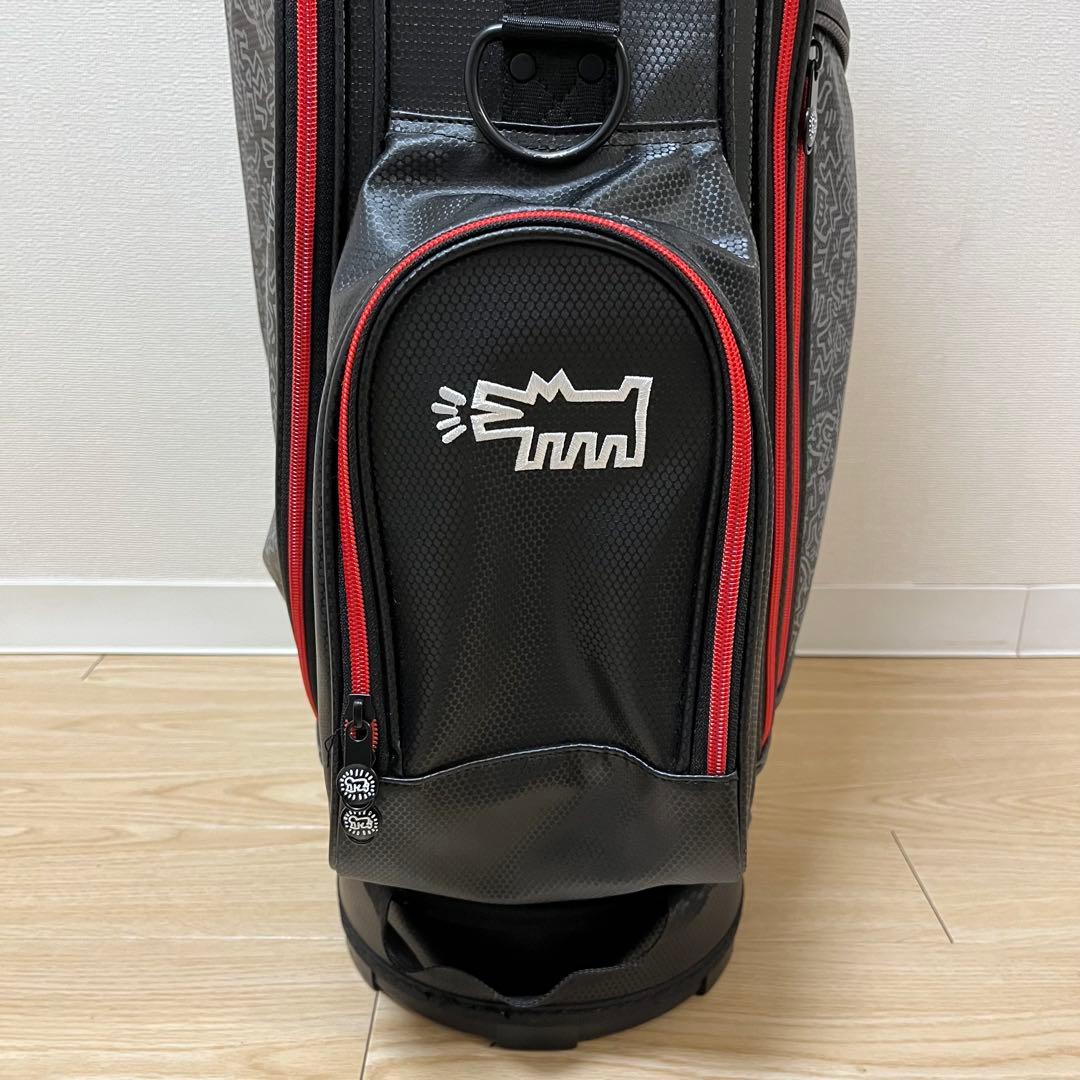 入手困難 美品 キースヘリング 軽量キャディバッグ 7.5型 最高