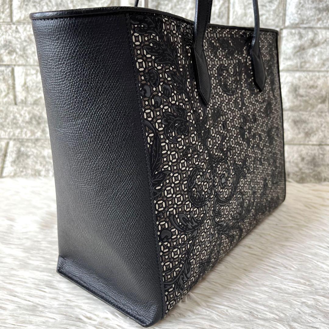 極美品】印傳屋 エトルス レザー トートバッグ A4収納可能