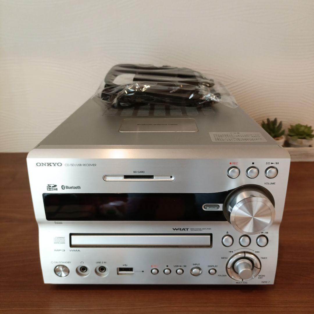 ONKYO NFR-7 システムコンポ CD/SD/USBレシーバーシステム 武蔵村山市にて ONKYO CD/SD/USBレシーバーシステム コンポ NFR-7TX を
