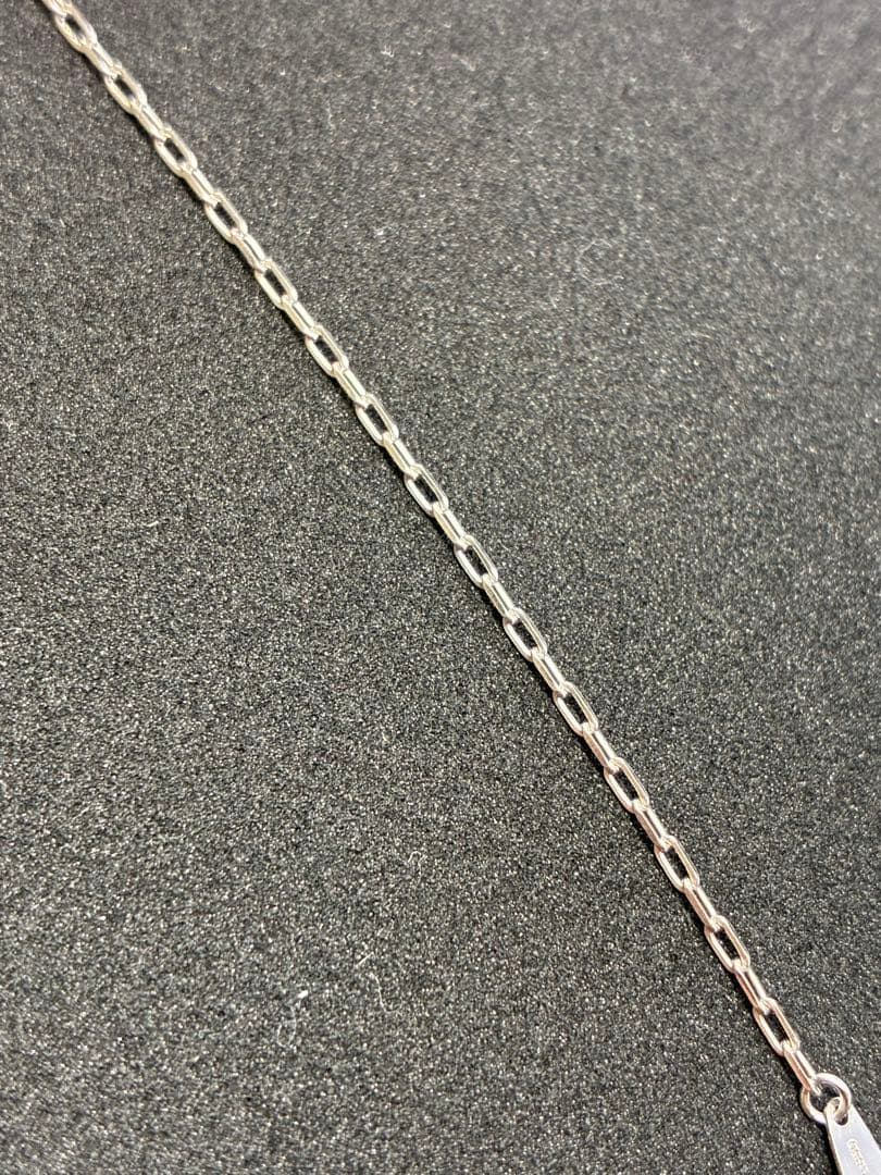 pt850 プラチナネックレス　60cm 調整可　4.4g ロングメンズチェーン