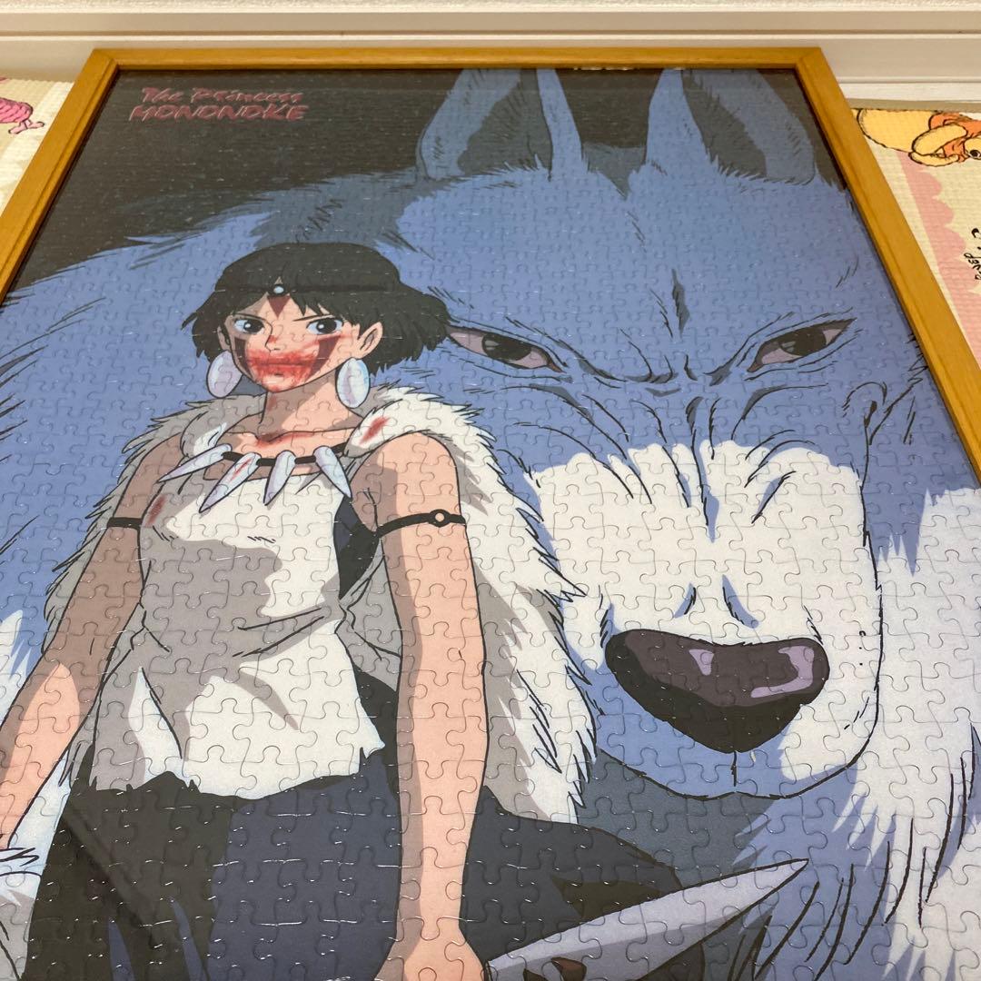 1000ピースパズル 「犬神モロとサン」 スタジオジブリ もののけ姫