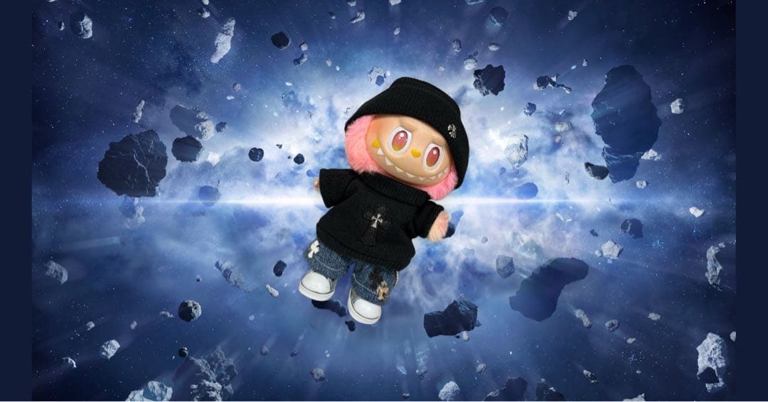 ラブブ超激レア豹柄&黒&白クロスパッチラブブ　｜⚠️お盆限定価格‼️ 究極3点セット