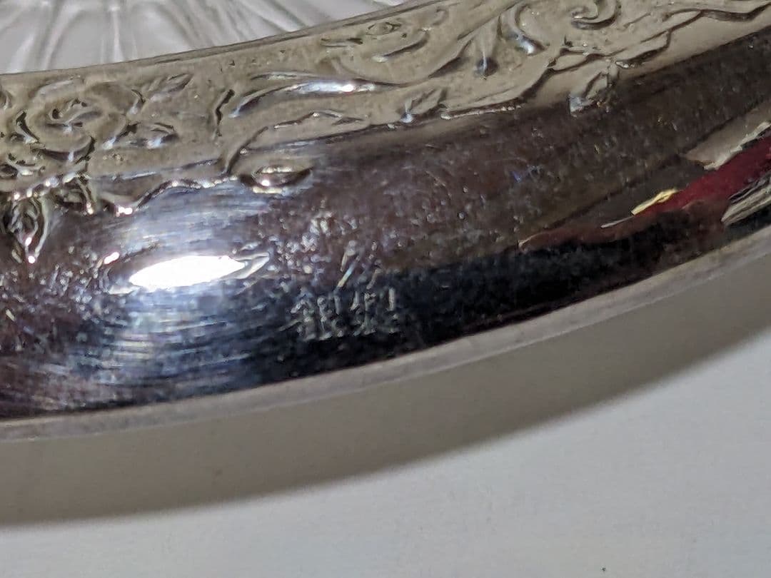 ♢純銀製コースター 田中貴金属直営店 銀座山崎 共箱 栞入 資産形成