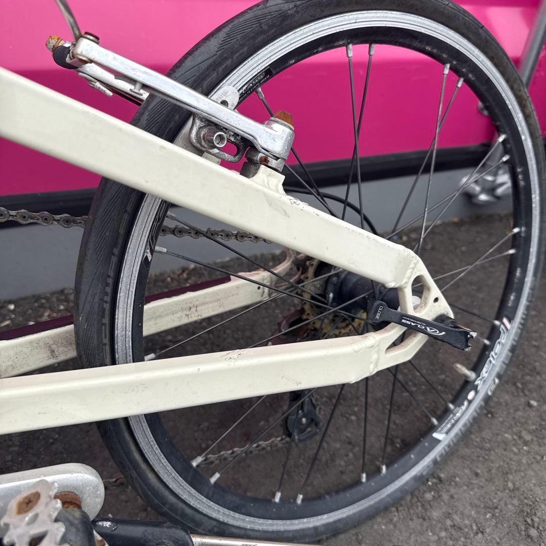 PEUGEOT 折りたたみ自転車 ネイビー CRIQUET - メルカリ