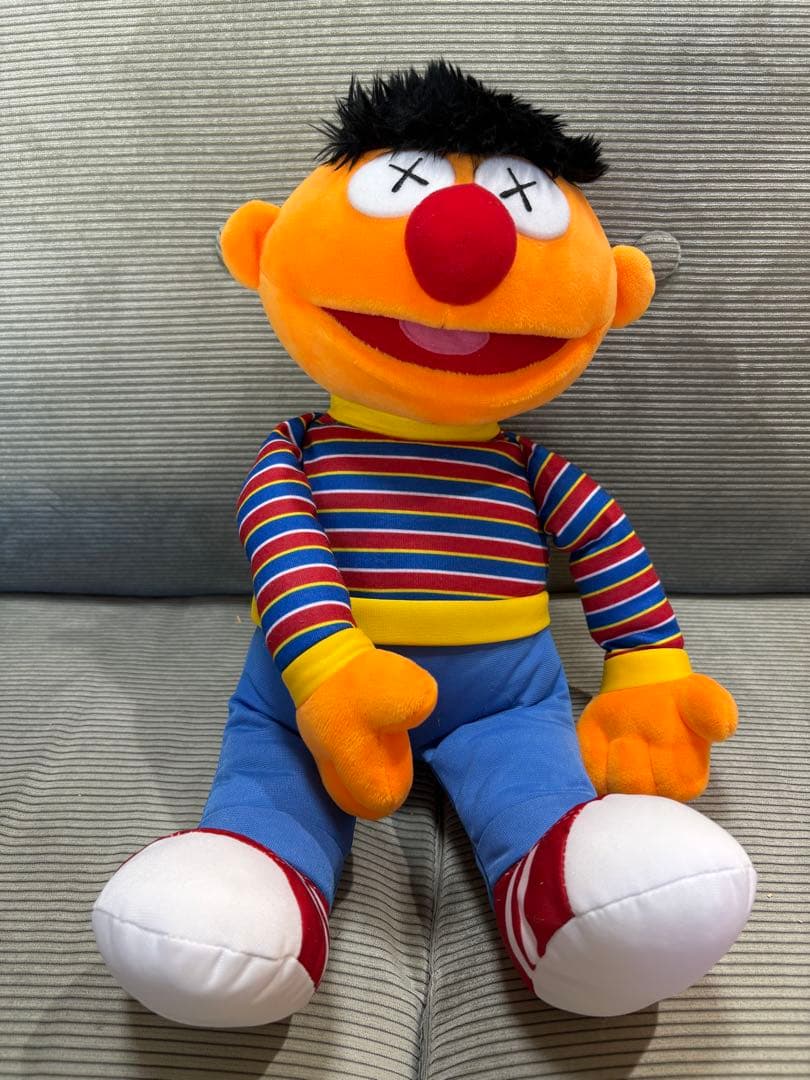 タグ付 ユニクロ カウズ セサミストリート コンプリート 5体 Kaws