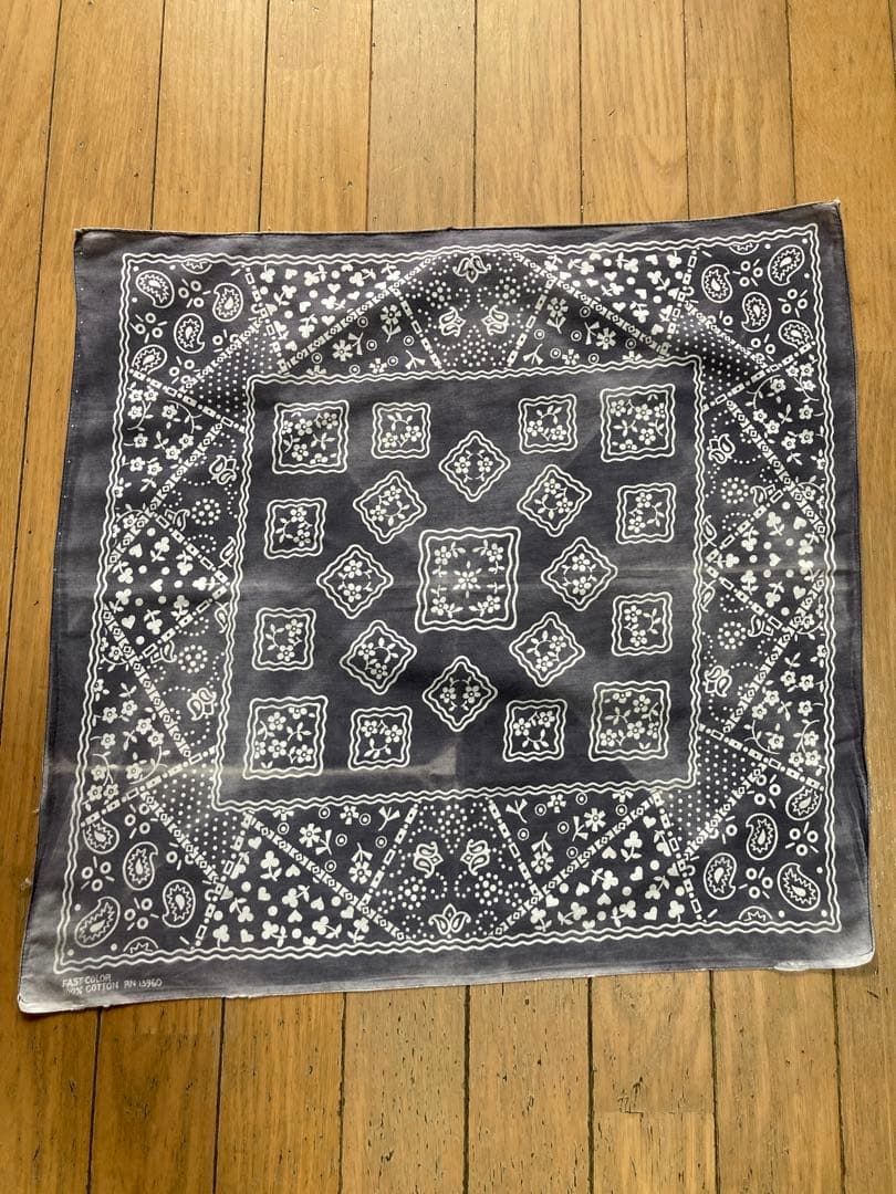 クッキー　バンダナ　フェード FADE COLOR バンダナ ／large size【並んだクッキー】スゲー