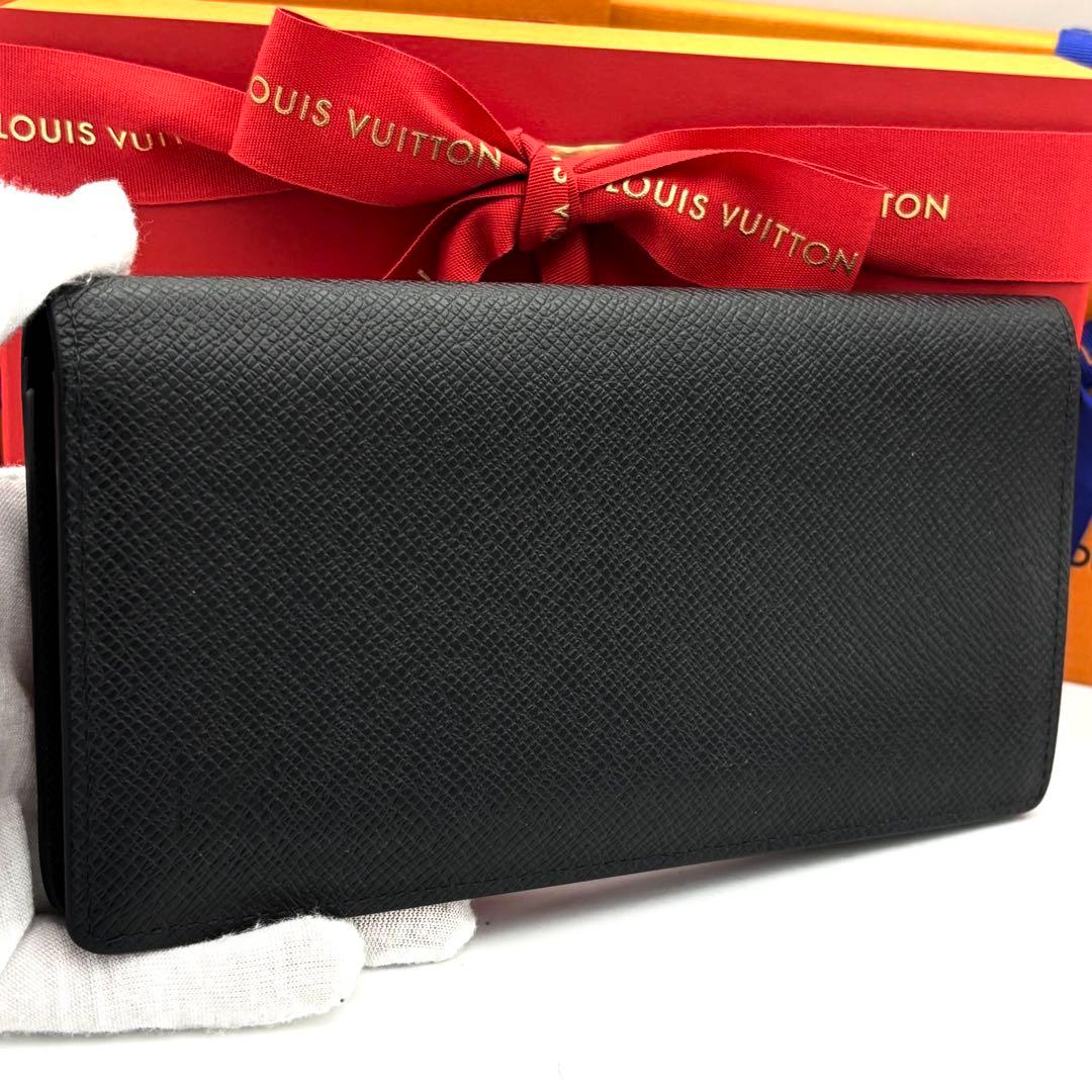 ☆極美品☆IC搭載☆ルイヴィトン タイガ 長財布 ポルトフォイユブラザ ブラック ルイヴィトン 長財布 タイガ ポルトフォイユ・ブラザ M30501 LOUIS