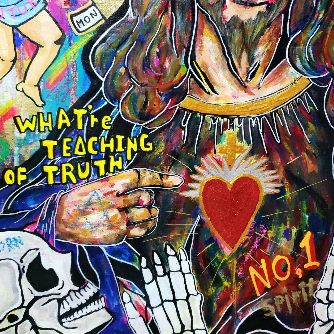 【メッセージアート】MESSIAH（救世主）《F40号》