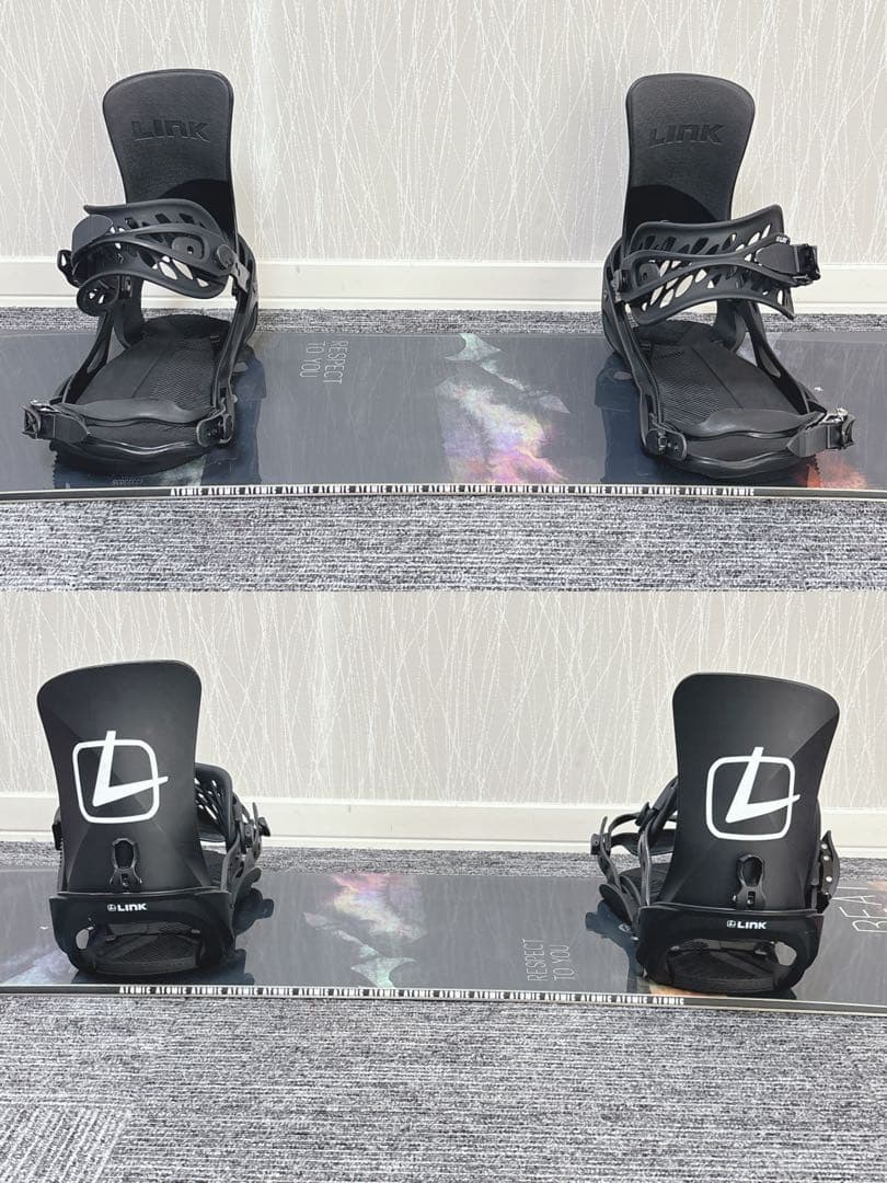 36美品❗️超豪華❗️ATOMIC/LINK メンズスノーボードセット☆153cm