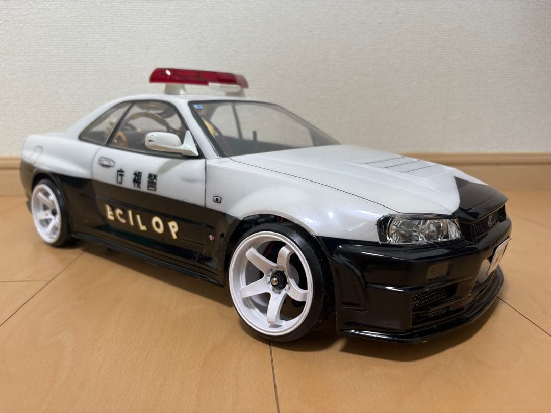 ⭐️ラジドリフルセット　ラジドリ引退品　タミヤ34GTRパトカー