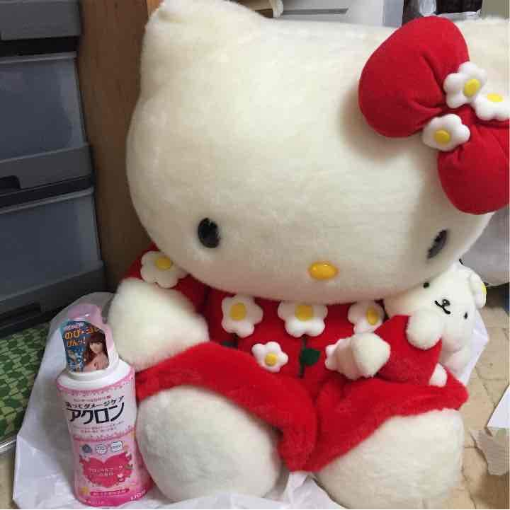 キティ ぬいぐるみ big ハローキティ ジャンボ キティー 特大 サンリオ